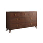 Classic Glam Wood Dresser Bruin Dresser met lade voor slaapkamer
