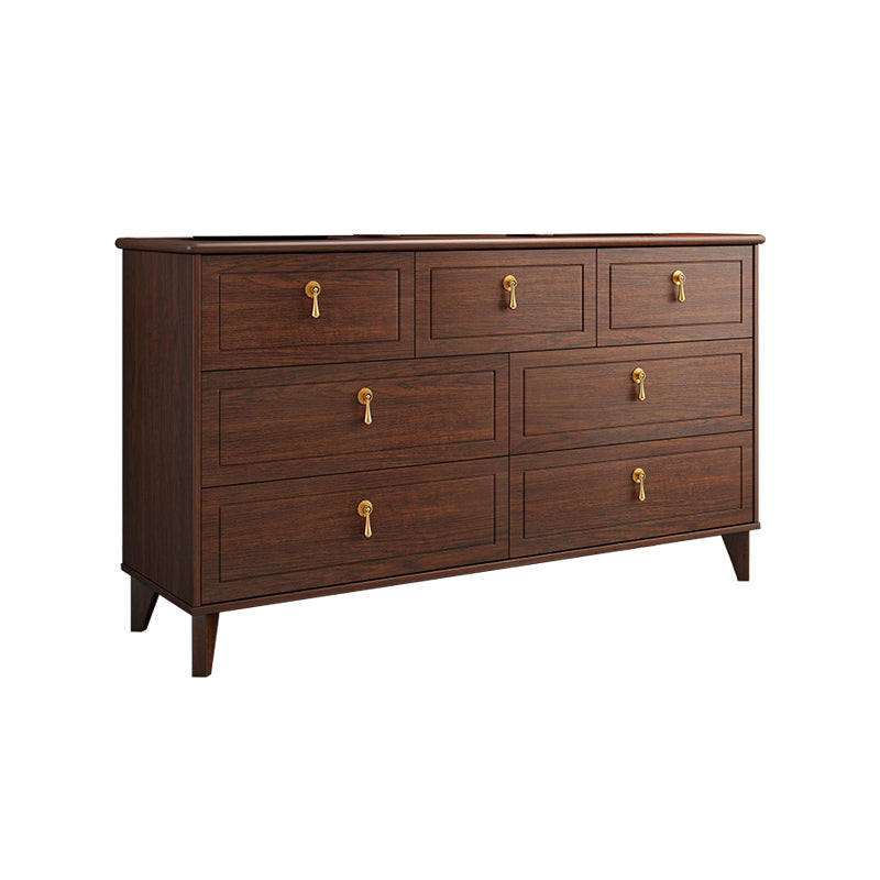 Classic Glam Wood Dresser Bruin Dresser met lade voor slaapkamer
