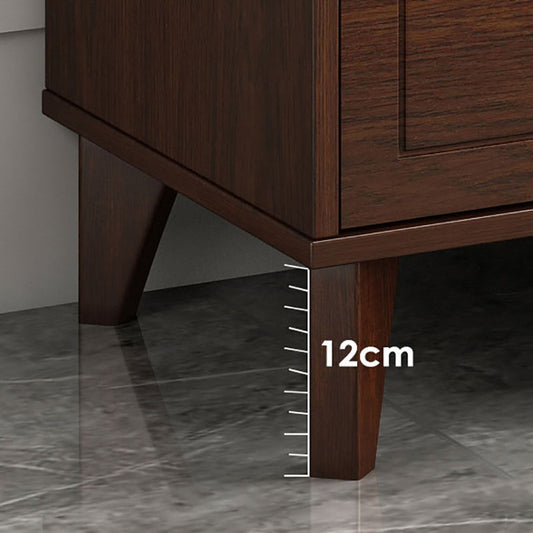 Classic Glam Wood Dresser Brown Dresser with Drawer for Bedroom