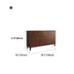 Classic Glam Wood Dresser Bruin Dresser met lade voor slaapkamer