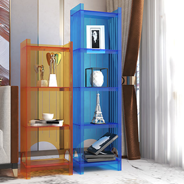 Acrylic Closed Back Storage Bookshelf Nordic Home Office Standard Bookcase Clearhalo 'Bookcases' 'furn' 'furn_bookcases' 'Furniture' 'Office Furniture' 5472008