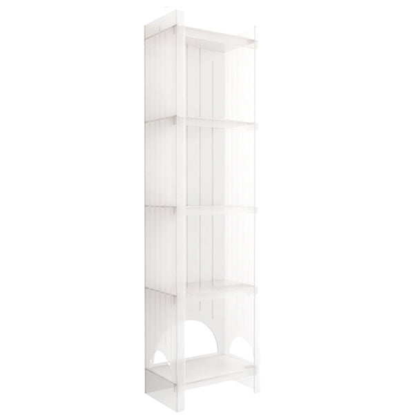 Acrylic Closed Back Storage Bookshelf Nordic Home Office Standard Bookcase 15.7"L x 9.8"W x 59.8"H Clear Clearhalo 'Bookcases' 'furn' 'furn_bookcases' 'Furniture' 'Office Furniture' 5472013