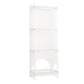 Acrylic Closed Back Storage Bookshelf Nordic Home Office Standard Bookcase 15.7"L x 9.8"W x 46.5"H Clear Clearhalo 'Bookcases' 'furn' 'furn_bookcases' 'Furniture' 'Office Furniture' 5472017