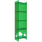 Acrylic Closed Back Storage Bookshelf Nordic Home Office Standard Bookcase 15.7"L x 9.8"W x 59.8"H Green Clearhalo 'Bookcases' 'furn' 'furn_bookcases' 'Furniture' 'Office Furniture' 5472018