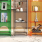 Acrylic Closed Back Storage Bookshelf Nordic Home Office Standard Bookcase Clearhalo 'Bookcases' 'furn' 'furn_bookcases' 'Furniture' 'Office Furniture' 5472025