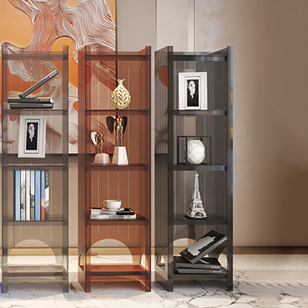 Acrylic Closed Back Storage Bookshelf Nordic Home Office Standard Bookcase Clearhalo 'Bookcases' 'furn' 'furn_bookcases' 'Furniture' 'Office Furniture' 5472027