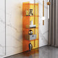 Standard Closed Back Bookshelf Scandinavian Rectangle Acrylic Bookcase