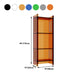 Standard Closed Back Bookshelf Scandinavian Rectangle Acrylic Bookcase