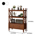 Rectangle Open Storage Bookshelf Nordic Solid Wood Bookshelf with Drawer