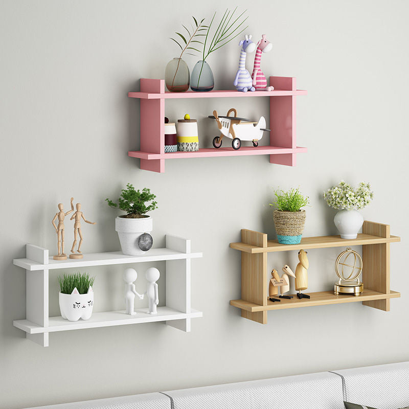 11.8 "H Moderne Floating Bookshelf vervaardigd houten boekenkast