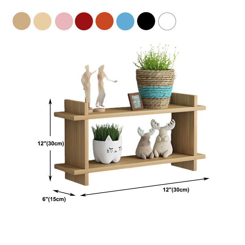11.8 "H Moderne Floating Bookshelf vervaardigd houten boekenkast