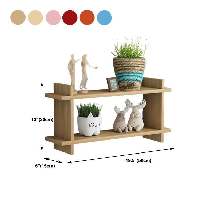 11.8 "H Moderne Floating Bookshelf vervaardigd houten boekenkast