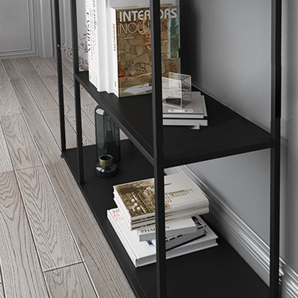 Etagere Metal Bookshelf Industrial Open Back Storage Bookcase Clearhalo 'Bookcases' 'furn' 'furn_bookcases' 'Furniture' 'Office Furniture' 5472240