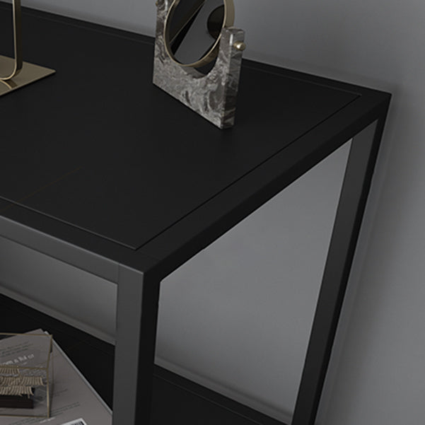 Etagere Metal Bookshelf Industrial Open Back Storage Bookcase Clearhalo 'Bookcases' 'furn' 'furn_bookcases' 'Furniture' 'Office Furniture' 5472241