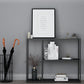 Etagere Metal Bookshelf Industrial Open Back Storage Bookcase Clearhalo 'Bookcases' 'furn' 'furn_bookcases' 'Furniture' 'Office Furniture' 5472244
