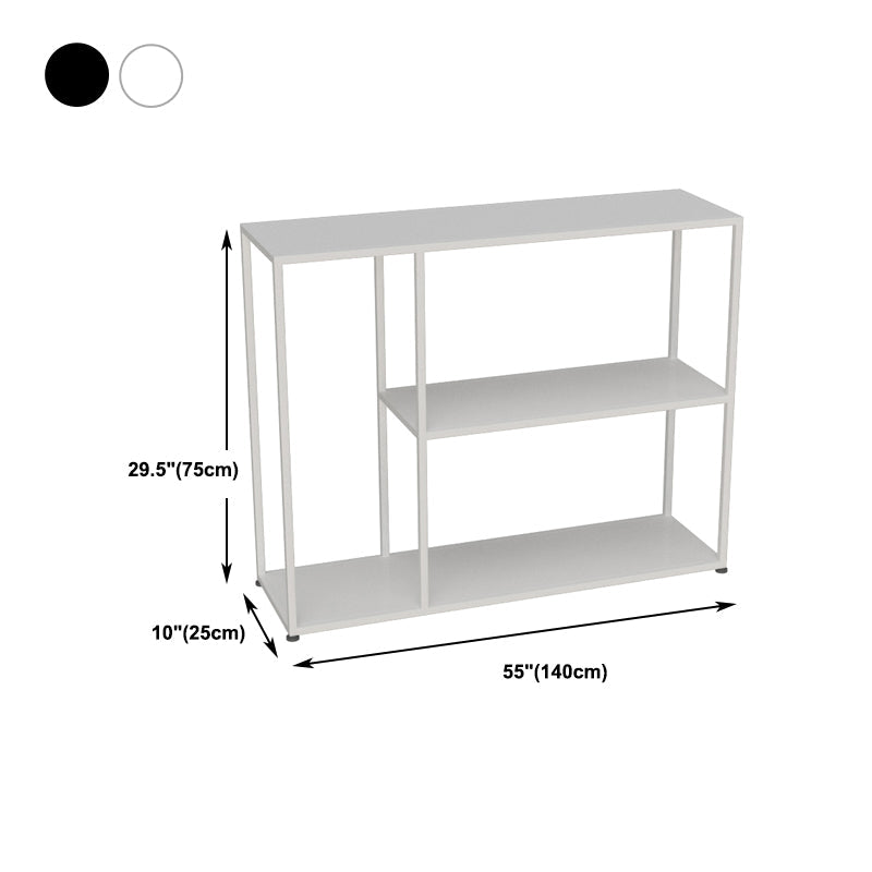 Etagere Metal Bookshelf Industrial Open Back Storage Bookcase Clearhalo 'Bookcases' 'furn' 'furn_bookcases' 'Furniture' 'Office Furniture' 5472249