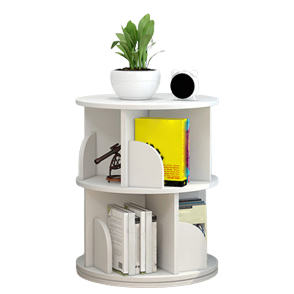 Moderne houten roteerbare boekenkast Studieruimte Geometrische boekenplank