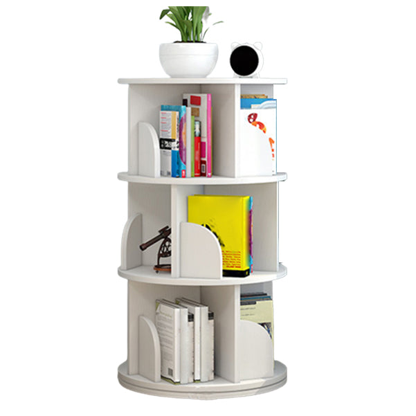 Moderne houten roteerbare boekenkast Studieruimte Geometrische boekenplank