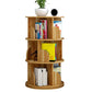 Moderne houten roteerbare boekenkast Studieruimte Geometrische boekenplank