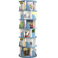 Moderne houten roteerbare boekenkast Studieruimte Geometrische boekenplank