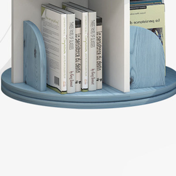 Moderne houten roteerbare boekenkast Studieruimte Geometrische boekenplank