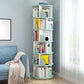 Moderne houten roteerbare boekenkast Studieruimte Geometrische boekenplank