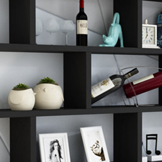 Scandinavian Floating Bookcase Wall Mounted Manufactured Wood Bookcase