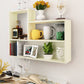 Scandinavian Manufactured Wood Floating Bookcase 23.6"H Bookcase
