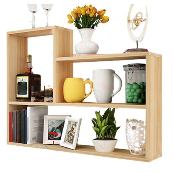 Scandinavian Manufactured Wood Floating Bookcase 23.6"H Bookcase
