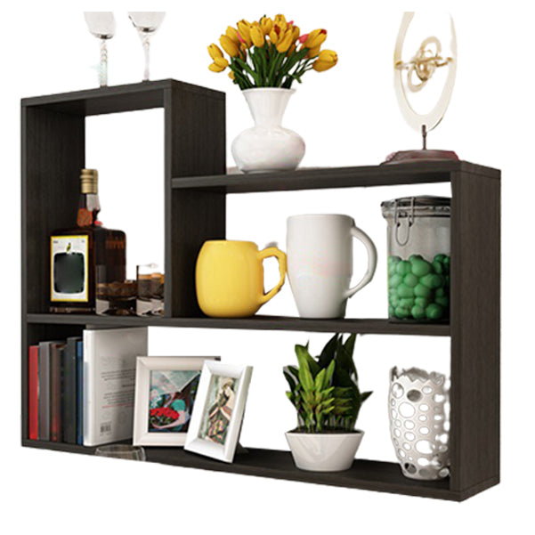 Scandinavian Manufactured Wood Floating Bookcase 23.6"H Bookcase