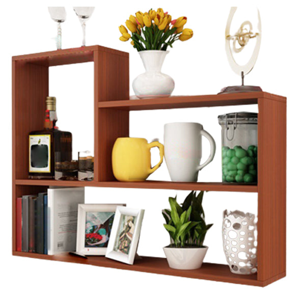 Scandinavian Manufactured Wood Floating Bookcase 23.6"H Bookcase