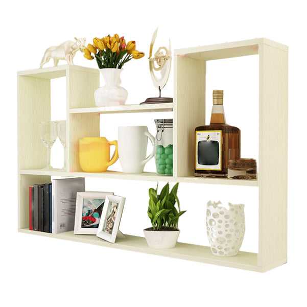 Scandinavian Manufactured Wood Floating Bookcase 23.6"H Bookcase