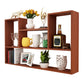 Scandinavian Manufactured Wood Floating Bookcase 23.6"H Bookcase