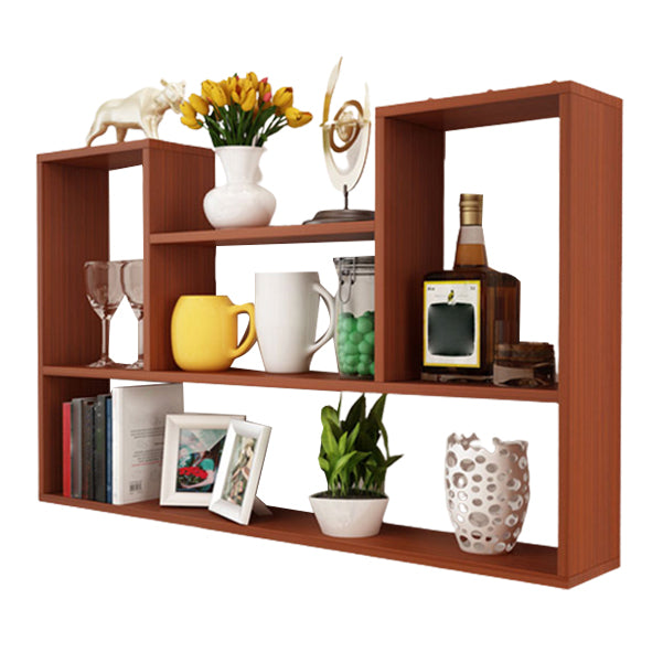 Scandinavian Manufactured Wood Floating Bookcase 23.6"H Bookcase