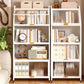 Modern Style Bookshelf Metal Closed Back Bookcase with Door for Home Office Clearhalo 'Bookcases' 'furn' 'furn_bookcases' 'Furniture' 'Office Furniture' 5472428