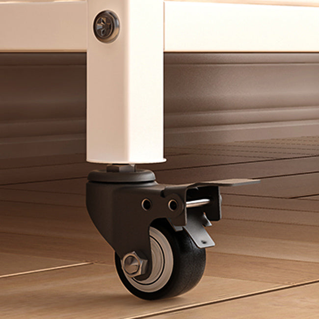 Modern Style Bookshelf Metal Closed Back Bookcase with Door for Home Office Clearhalo 'Bookcases' 'furn' 'furn_bookcases' 'Furniture' 'Office Furniture' 5472436