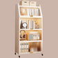 Modern Style Bookshelf Metal Closed Back Bookcase with Door for Home Office 23.6"L x 13.8"W x 59.1"H White Clearhalo 'Bookcases' 'furn' 'furn_bookcases' 'Furniture' 'Office Furniture' 5472437
