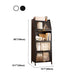 Modern Style Bookshelf Metal Closed Back Bookcase with Door for Home Office Clearhalo 'Bookcases' 'furn' 'furn_bookcases' 'Furniture' 'Office Furniture' 5472458