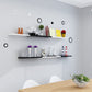 Modern Manufactured Wood Floating Bookcase 5.5" Wide Bookshelf