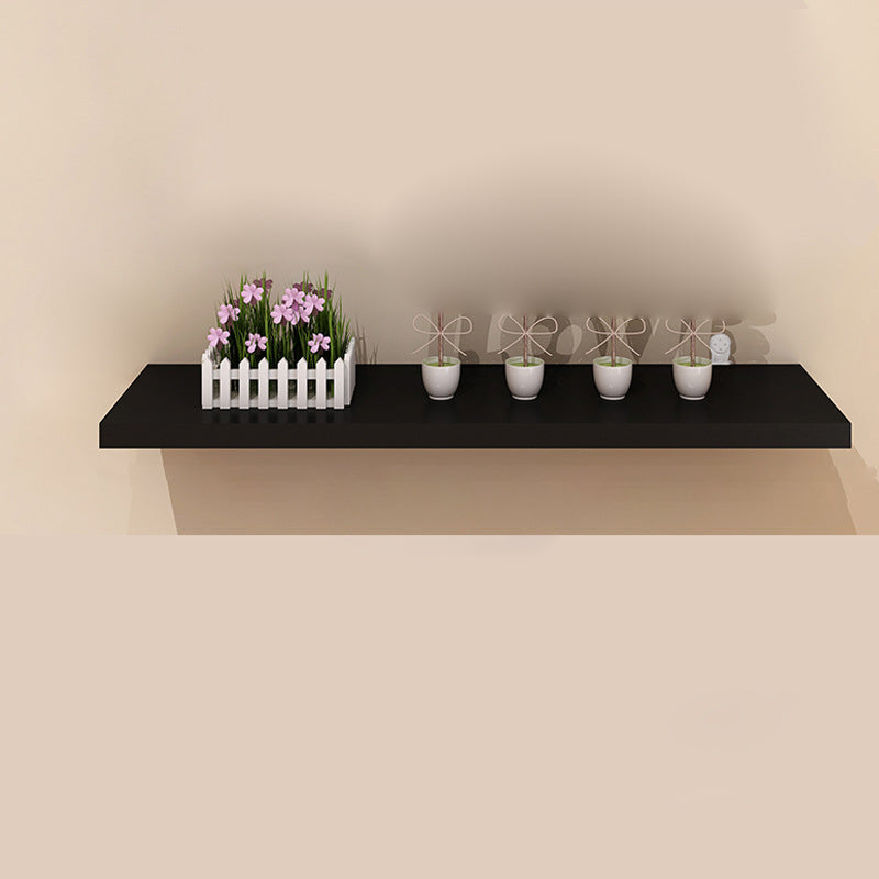 Modern Manufactured Wood Floating Bookcase 5.5" Wide Bookshelf