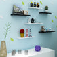 Modern Manufactured Wood Floating Bookcase 5.5" Wide Bookshelf