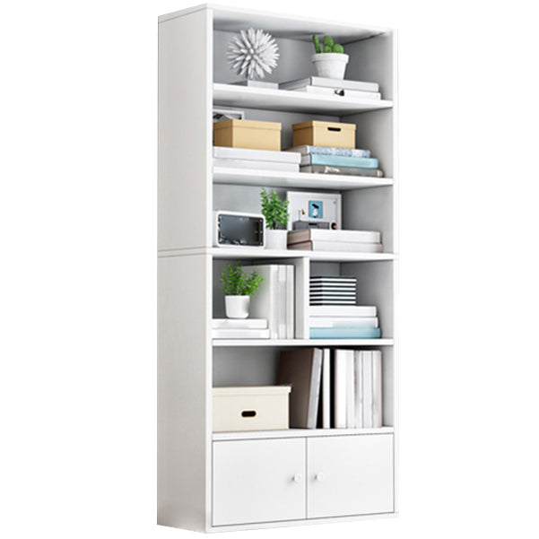 Wooden Bookcase Modern Style Home Office Standard Book Shelf