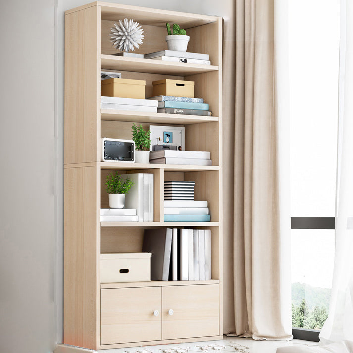 Wooden Bookcase Modern Style Home Office Standard Book Shelf