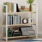 Open Steel Wood Bookcase Modern Home Simple Office Rectangular Bookshelf