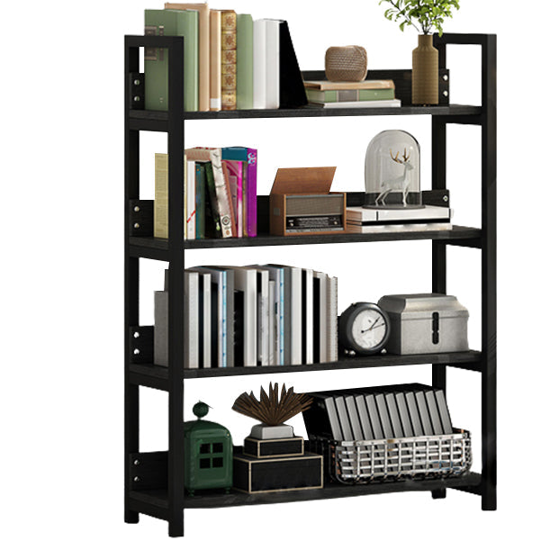Open Steel Wood Bookcase Modern Home Simple Office Rectangular Bookshelf