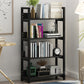 Open Steel Wood Bookcase Modern Home Simple Office Rectangular Bookshelf