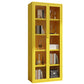 13.78"W Bookshelf Scandinavian Style Bookcase with Door for Home and Office
