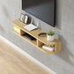 Mobile TV moderno in legno Console TV a parete con 4 ripiani