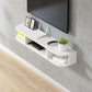 Mobile TV moderno in legno Console TV a parete con 4 ripiani
