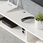 Mobile TV moderno in legno Console TV a parete con 4 ripiani